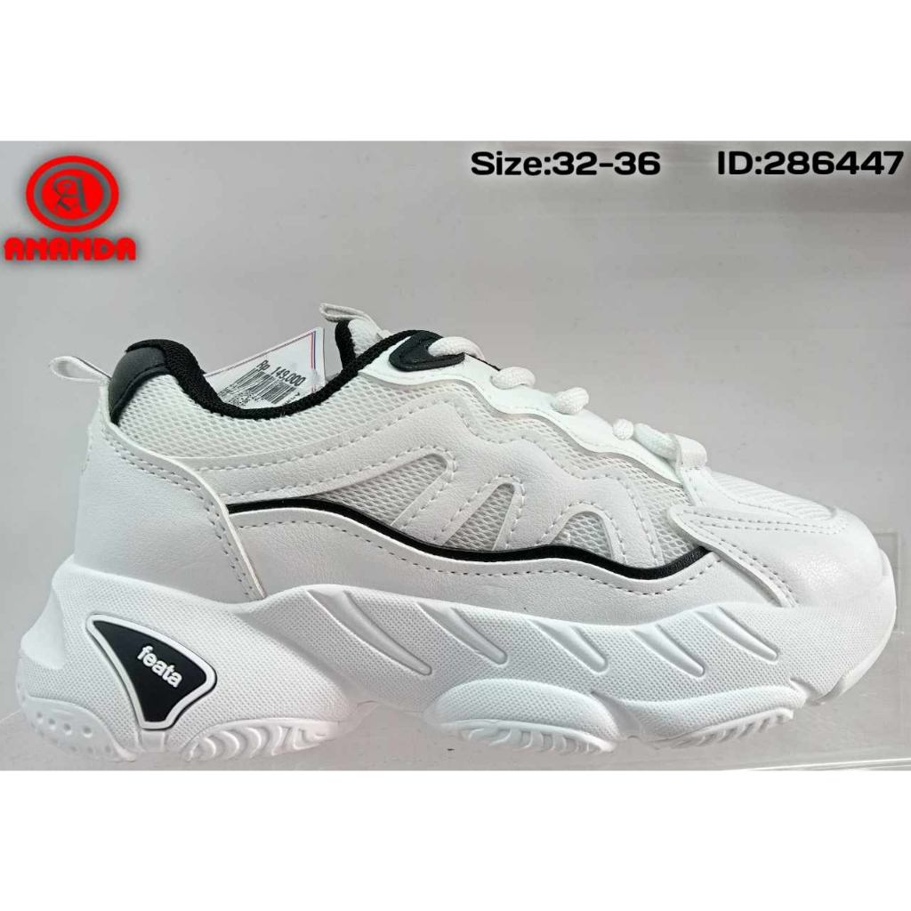 Sepatu Anak Feata Fta 2901 Hitam 32-36.