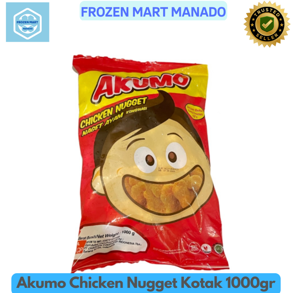 

Akumo Chicken Nugget Kotak 1000gr - Frozen Mart Manado (Frozen Food Manado)