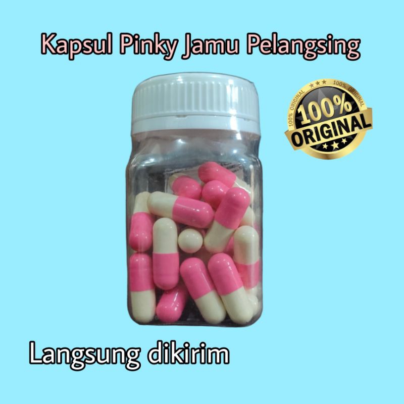 Jamu Pelangsing KJP Kapsul Pinky Diet Herbal Strong Slim