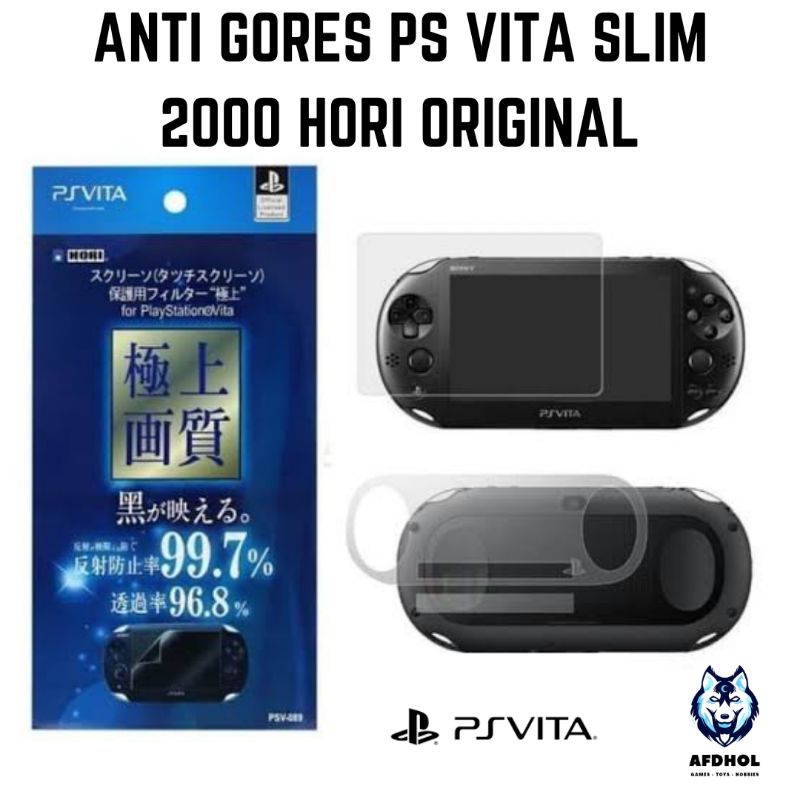 ANTI GORES LAYAR SCREEN GUARD PS VITA SLIM 2000 HORI ORIGINAL SCREEN PROTECTOR LCD SONY PSVITA PSVIT