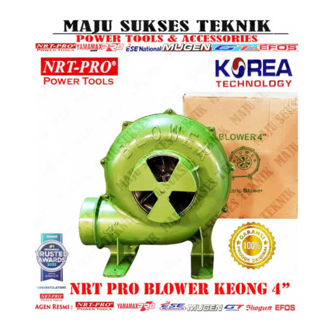 NRT PRO BLOWER KEONG 4Inch Electric Blower 4 Inch TECHNOLOGY KOREA NEW