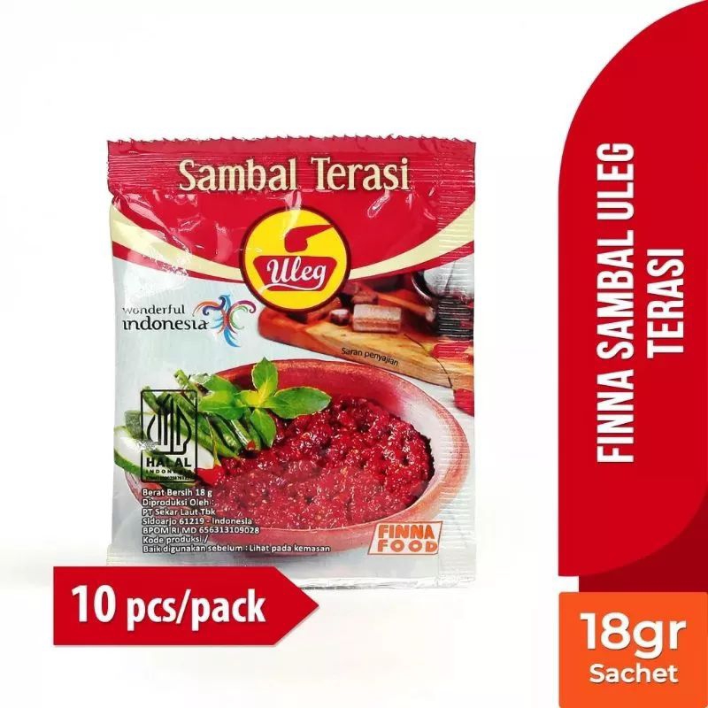 

Sambal terasi ulek 1 renceng / 10 sachet