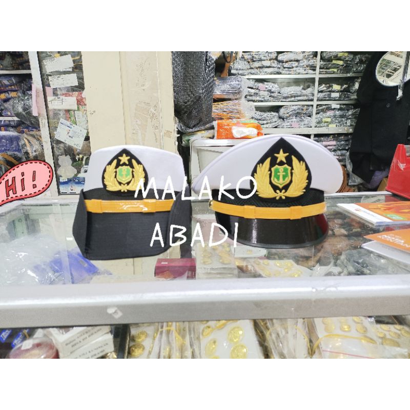 Topi pet PDU SMK pelayaran ( taruna )