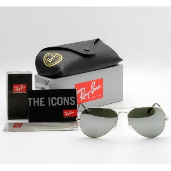 KACAMATA RAYBAN AVIATOR RB3025 CLASSIC MIRRORED ORIGINAL