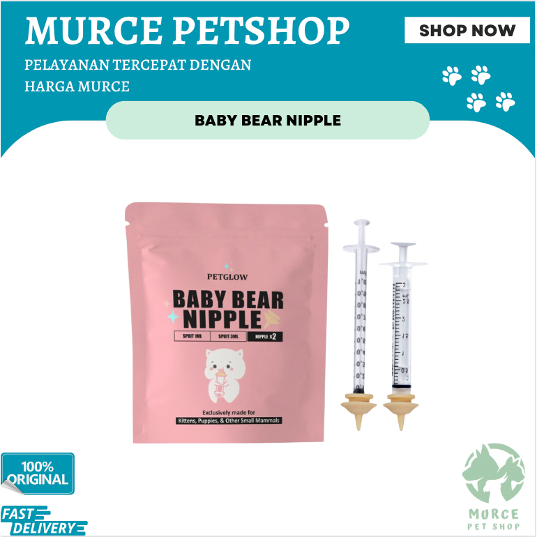 Baby Bear Miracle Nipple by Petglow 1ml dan 3ml