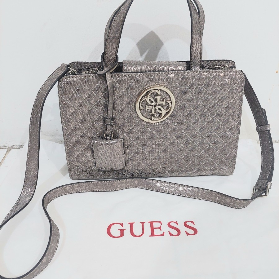 Sale Tas import Guess Silver original