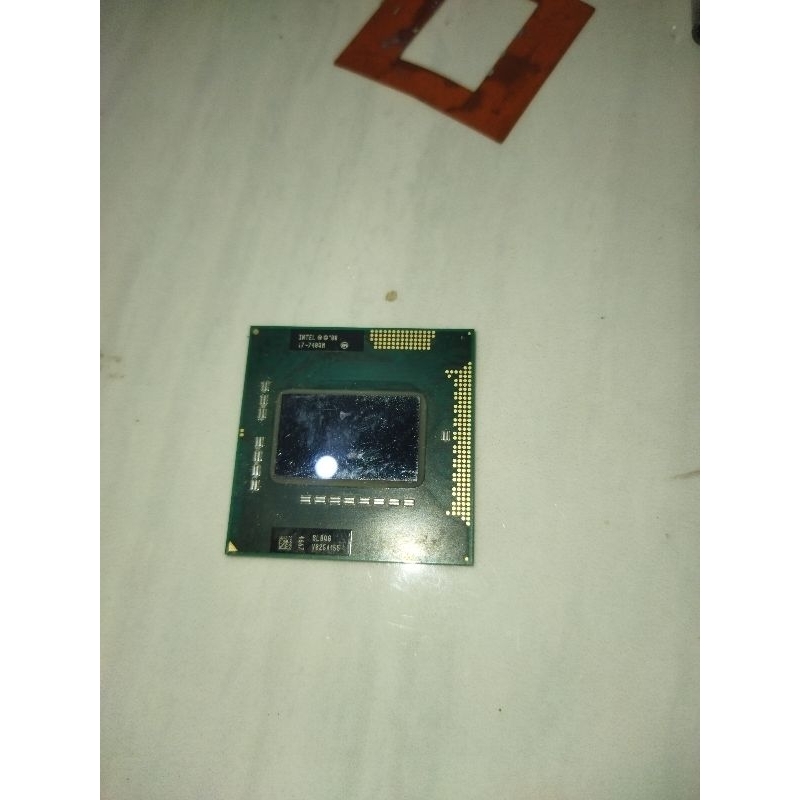 processor original intel core i7 740QM SLBQG rpga 989 laptop code produk 8.0