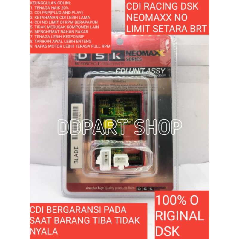 CDI DSK UNLIMER RACING HONDA Revo Absolute Revo Absolut Revo Abs Absolut Revo SETARA DENGAN BRT