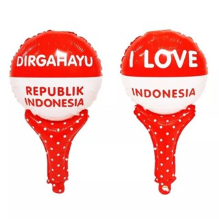 Balon Foil Tongkat Merah Putih/ Balon Merah Putih