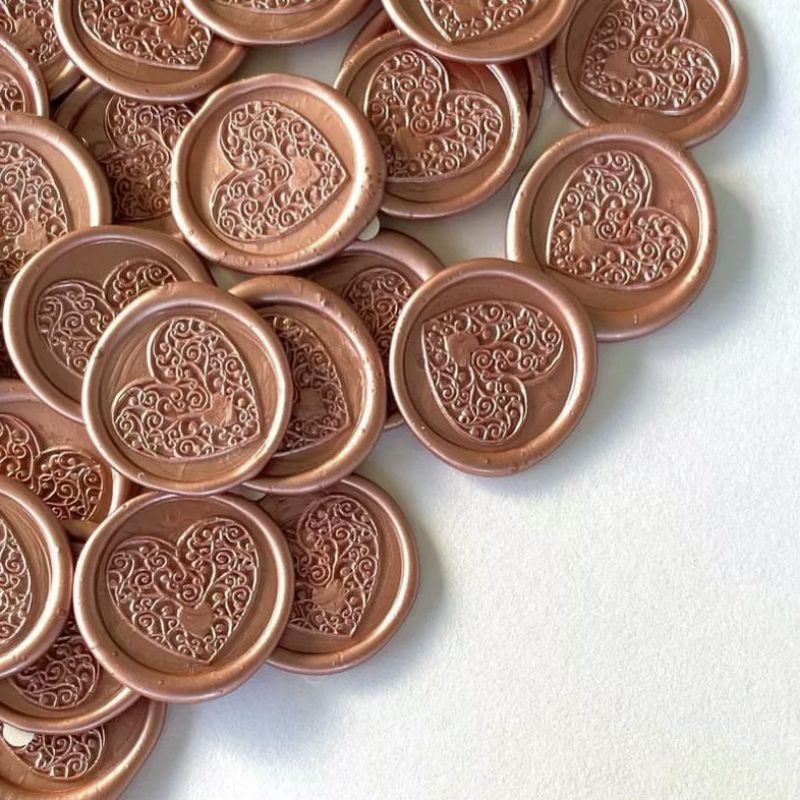 

1 pcs Seal Wax Coin Siap Pakai Thank You Love Series