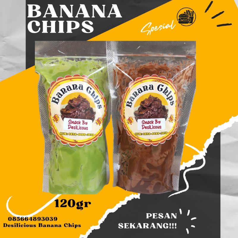 

Keripik Pisang Coklat Lumer 120gr | by DesiLicious
