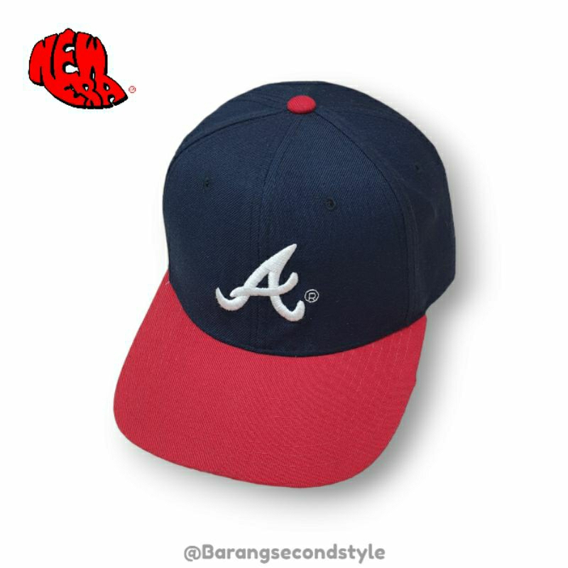 topi snapback vintage atlanta braves