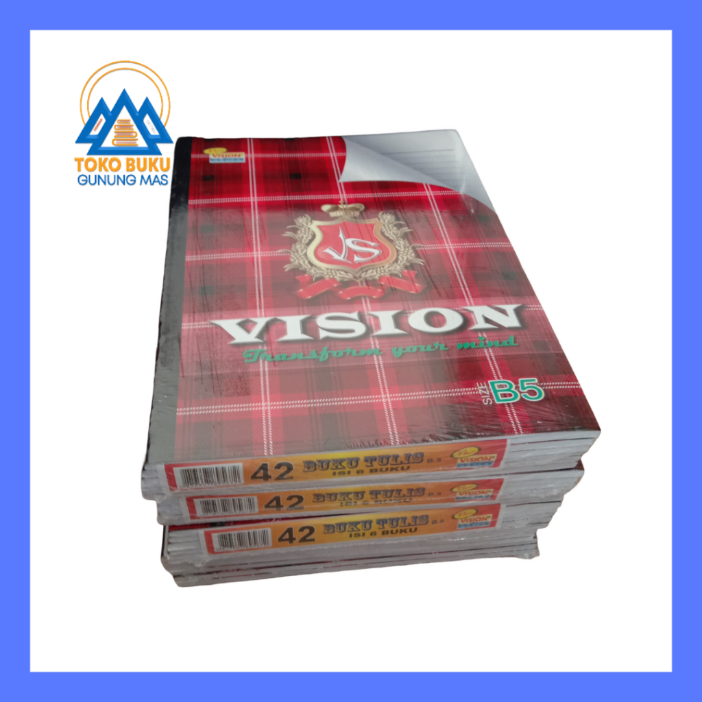 

BUKU TULIS BIGBOSS VISION ISI 42 LEMBAR