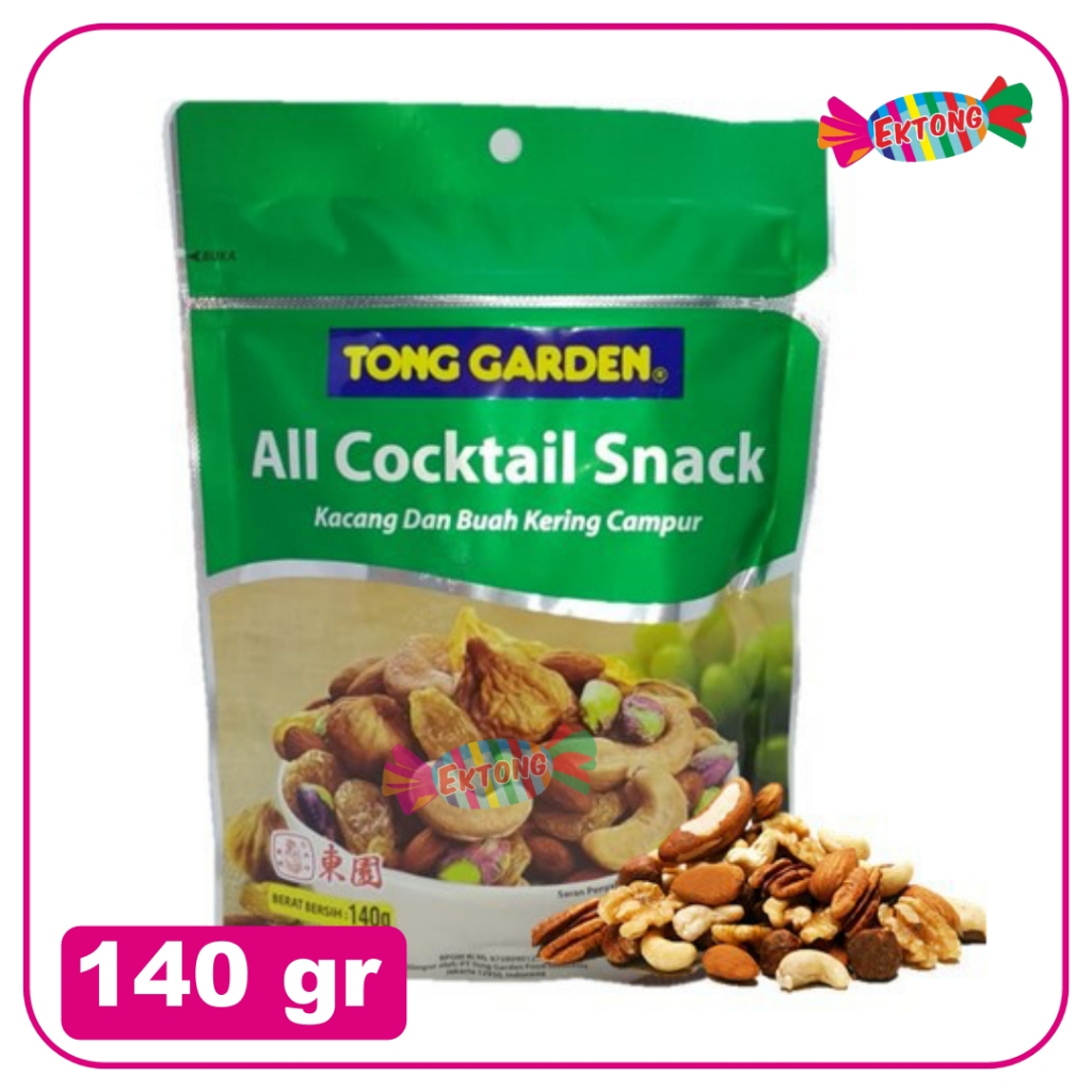 

TONG GARDEN COCKTAIL SNACK/KACANG & BUAH KERING 140GR