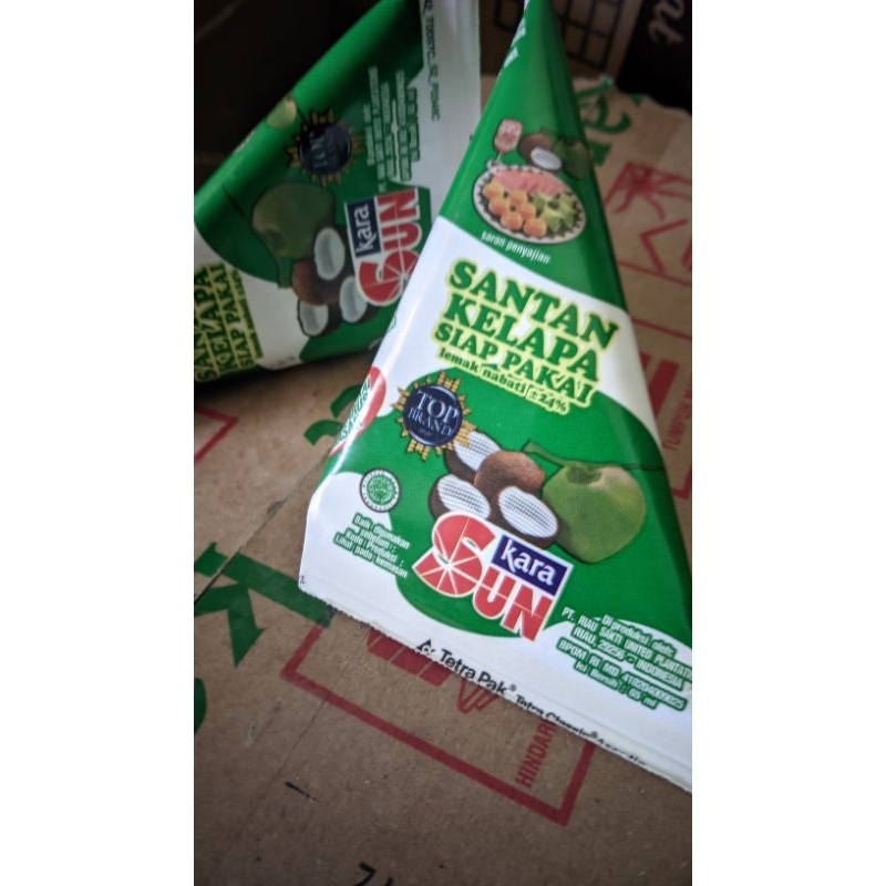 

sun kara santan kelapa siap pakai 65ml