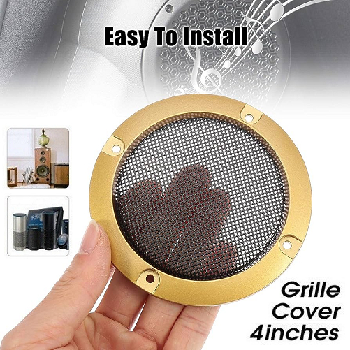 Grill Cover Speaker 4inch Audio Metal 4 Inch Grils Protective Tweeter Subwoofer Case Penutup Lingkar