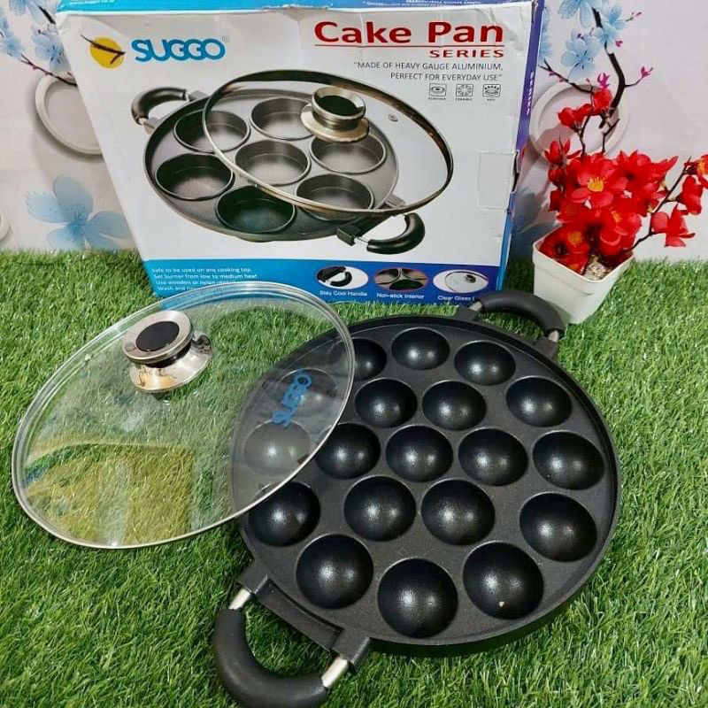 Cetakan takoyaki 19 lubang - Cetakan kue 19 lubang SUGGO - Cetakan 19 lubang Suggo - Cetakan Kue Tak