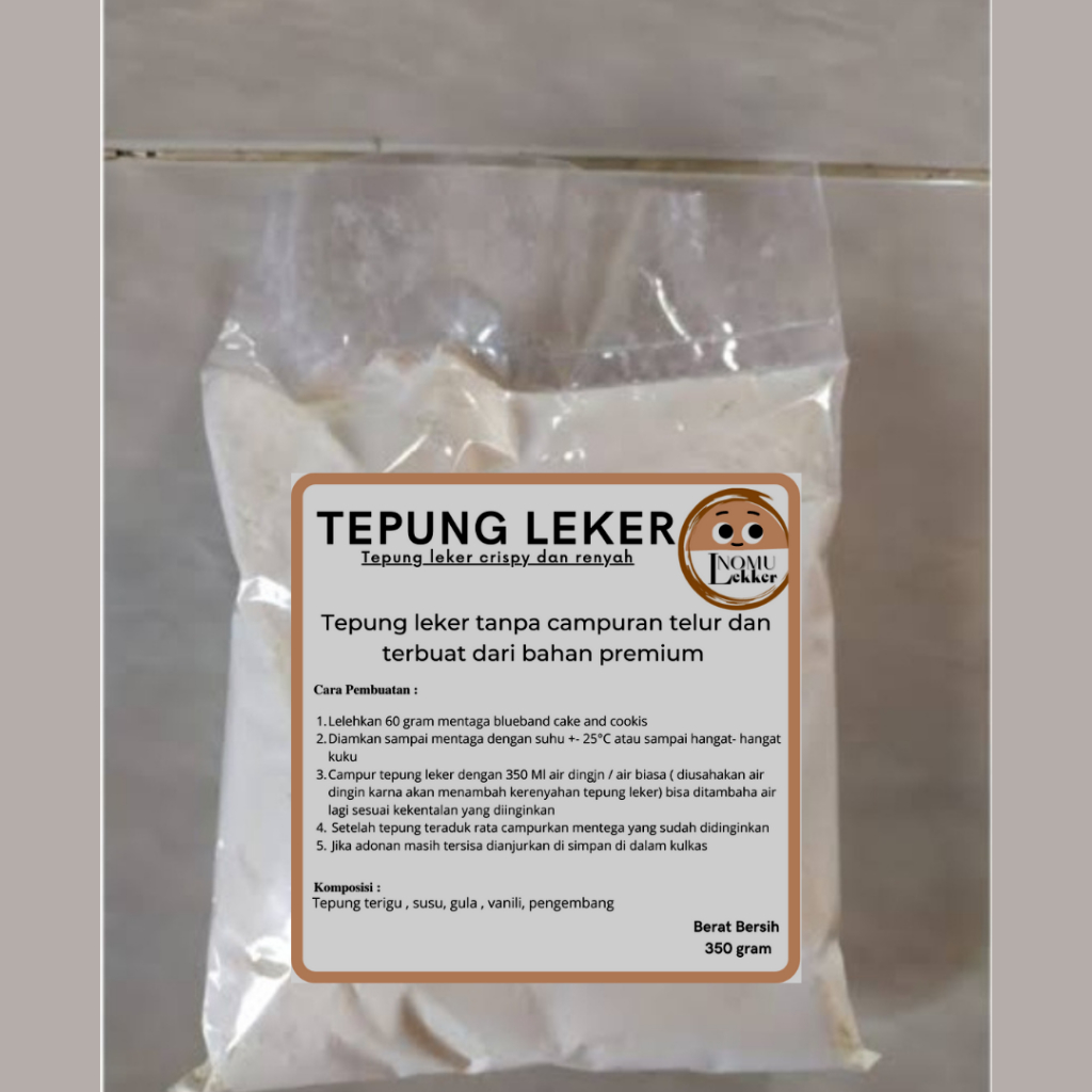 

Tepung Leker Instan | Tepung Crepes | Tepung Siap Pakai | Tepung Tanpa Telur