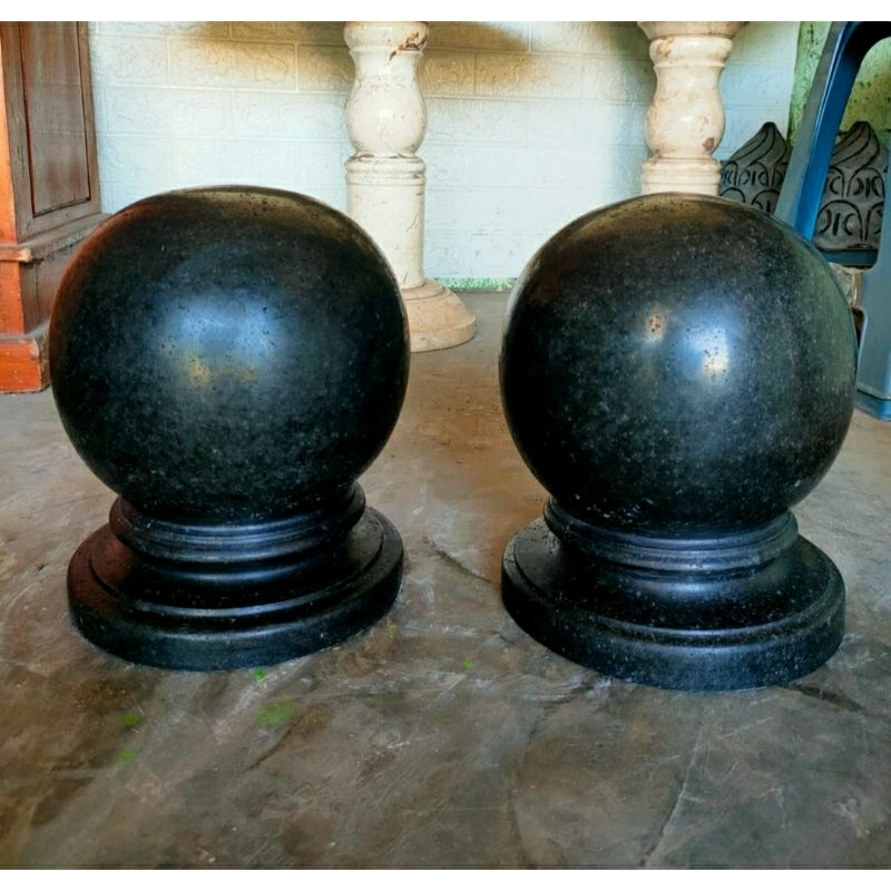 Hiasan Batu Alam Model Bola