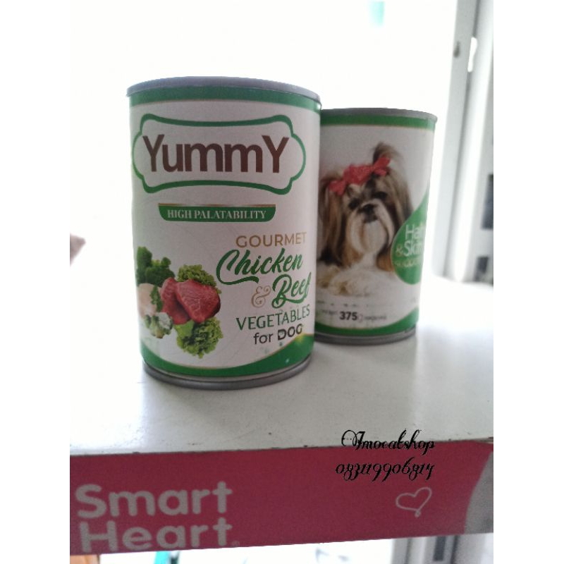 yummy dog makanan wet food doggy kemasan kaleng