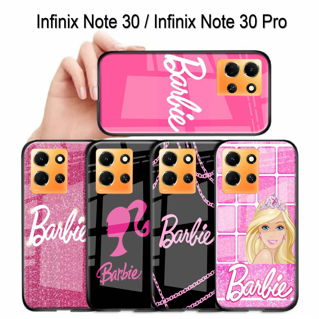 (S149) Softcase Kaca New Special Barbie INFINIX NOTE 30 - NOTE 30 PRO casing handphone  INFINIX NOTE