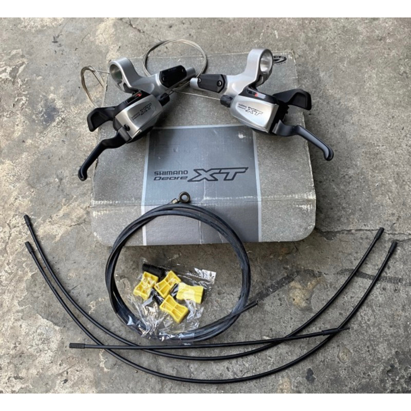 DEORE XT ST - M766 SHIFFTER HIDROLIK BRAKE LEVER DUAL CONTROL 3x9 SPEED