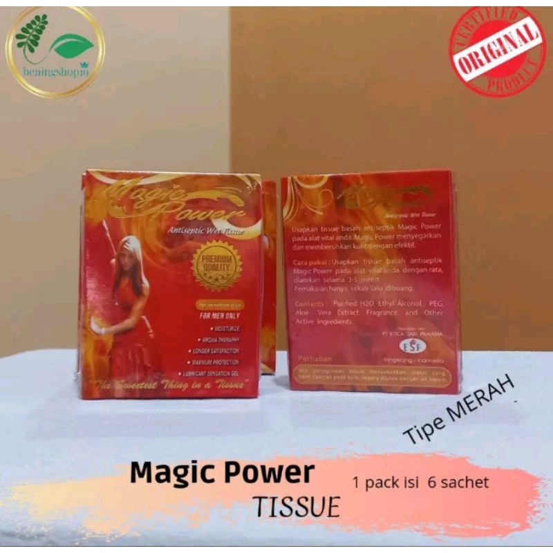 tisu megic MERAH PK kecil