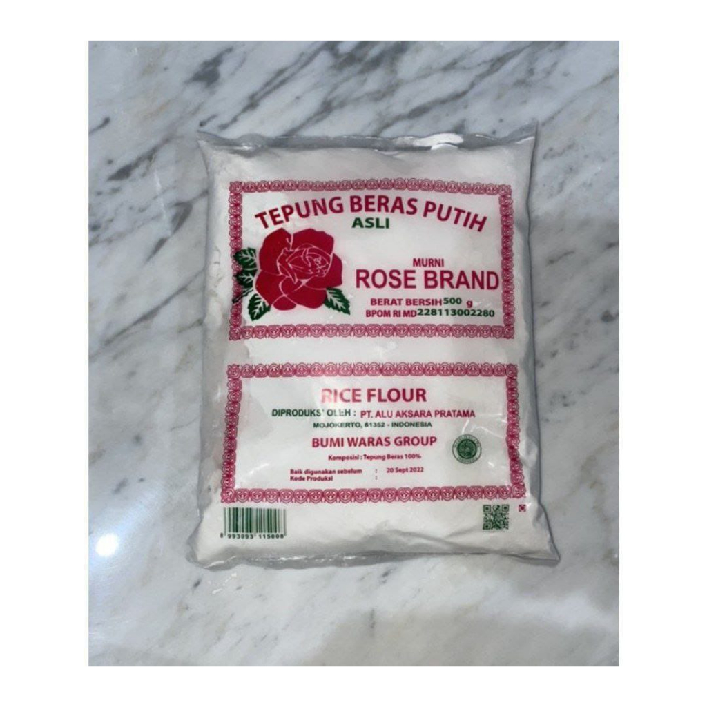 

Tepung Beras Rose Brand kemasan 500gr