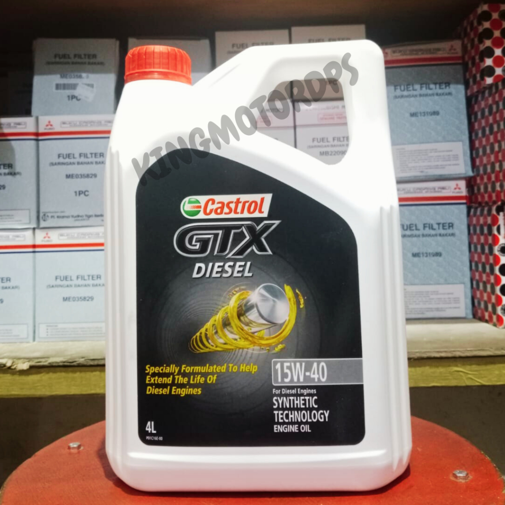 KMD | Oli Castrol GTX 15W - 40 / Oli Mesin Mobil Diesel / Pelumas Oli Castrol GTX Diesel 15W - 40 / 