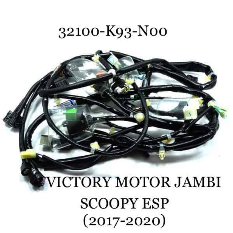 KABEL BODY WIRE HARNESS SCOOPY ESP 2017 32100-K93-N00 HONDA AHM
