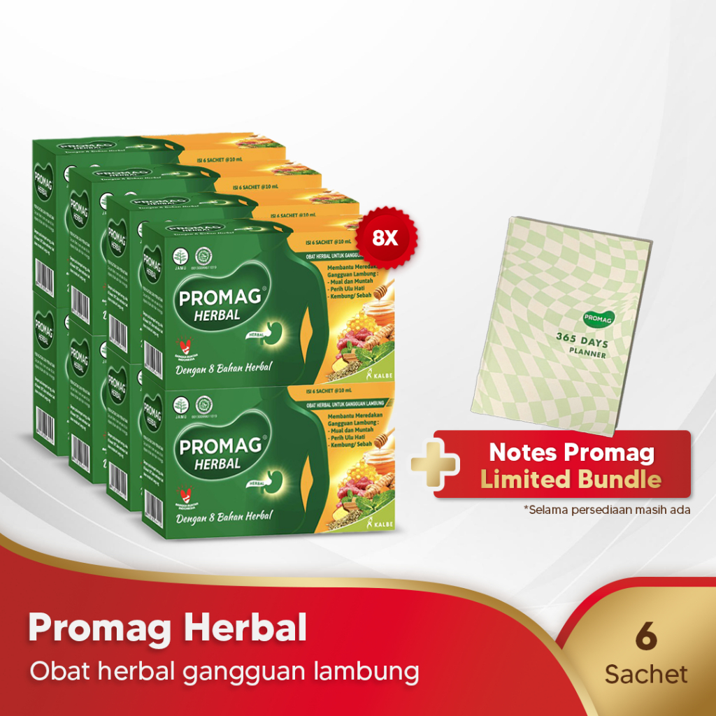 Promag Herbal 15 Ml - 8x Free Notes Promag Formal