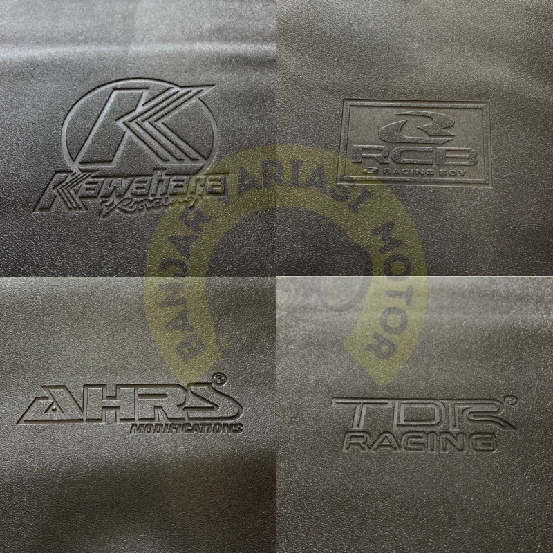 KULIT JOK MOTOR AMPLAS LOGO