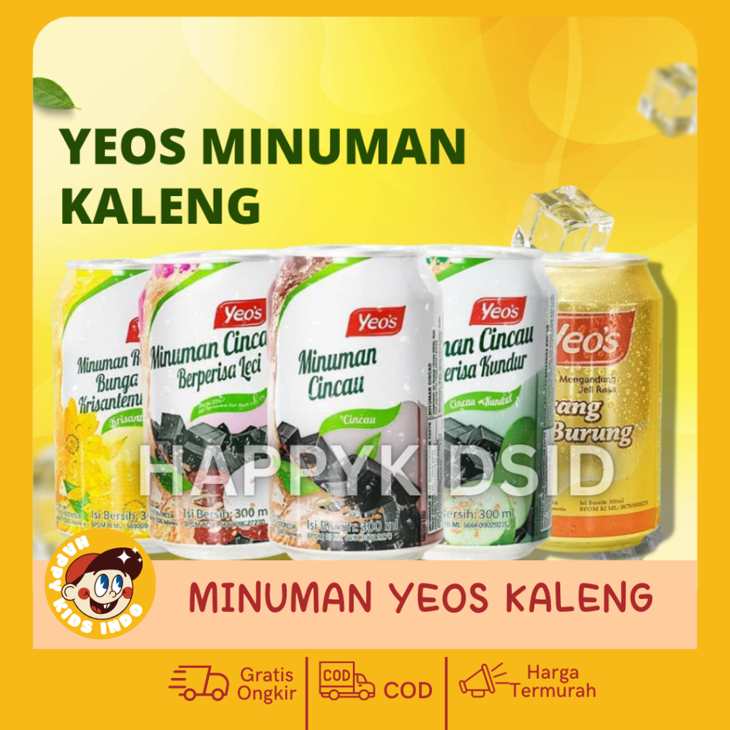

YEOS MINUMAN KALENG 300ML ISI 6 PCS -MINUMAN KALENG - MINUMAN INSTAN - MINUMAN BERVITAMIN