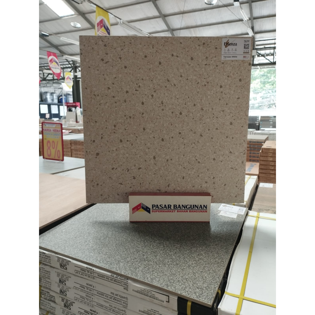 Granit ESSENZA Terrazzo White 60x60 KW 1