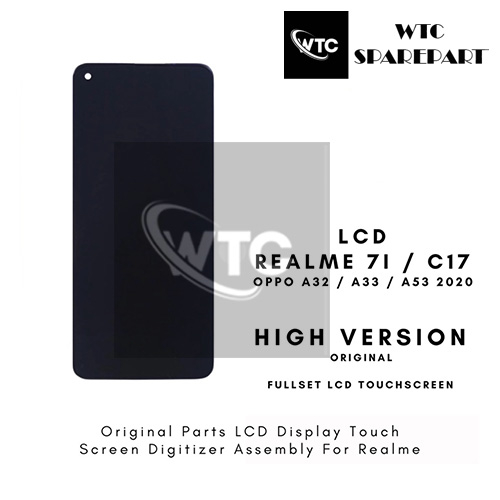 Grosir LCD Oppo a53 / LCD Realme 7i / LCD Realme C17 / LCD Oppo A32 / LCD Oppo A33 2020 ORIGINAL 100