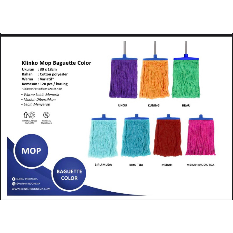 Klinko Mop baugate colour