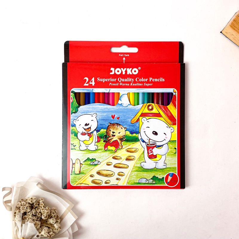 

PENSIL WARNA JOYKO CP-24PB (24 WARNA)