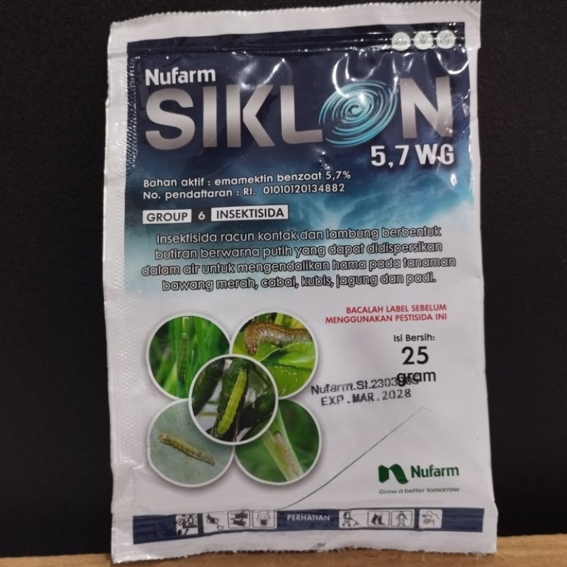 Siklon 25 gram - Siklon 5,7 WG 25gr - Pembasmi Ulat