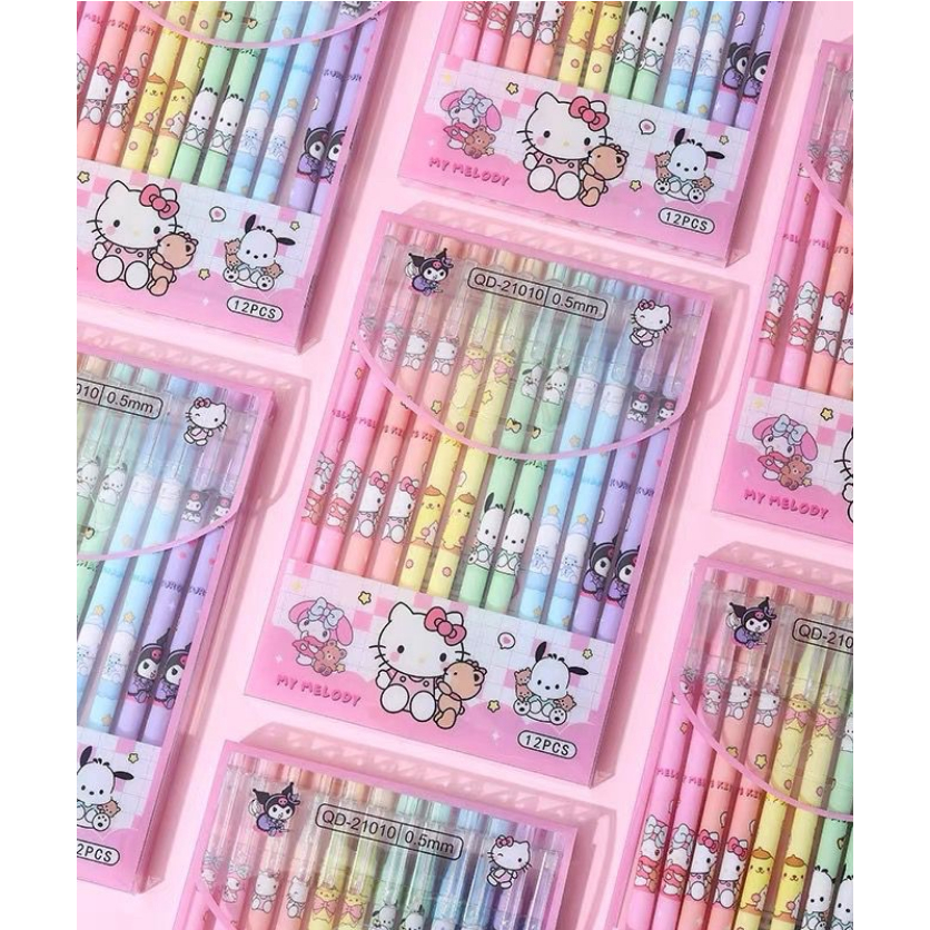 

Pulpen bisa dihapus / bolpen erasable, sanrio dan motif lainnya