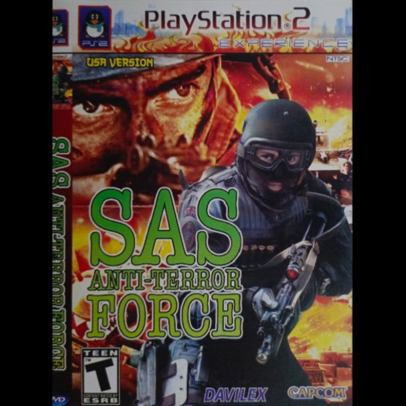 Kaset PS2 SAS AntiTeror Force - SAS AntiTeror Force PS2 / SAS PS2