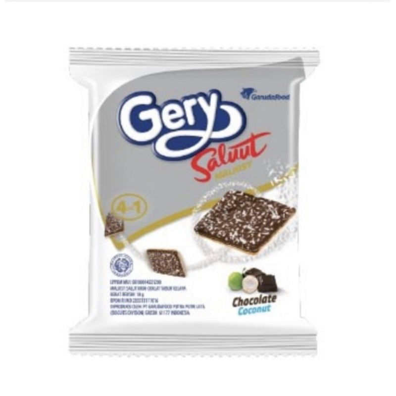 

Gery Saluut Malkist Coklat Kelapa Renceng isi 10