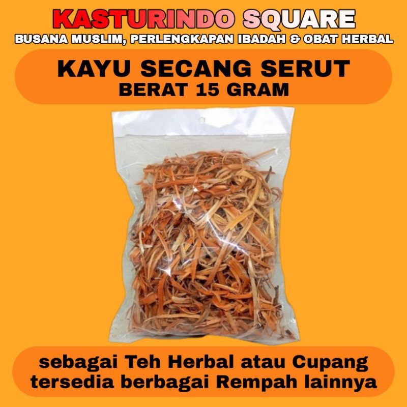 

Kayu Secang Serut Minuman Herbal Alami