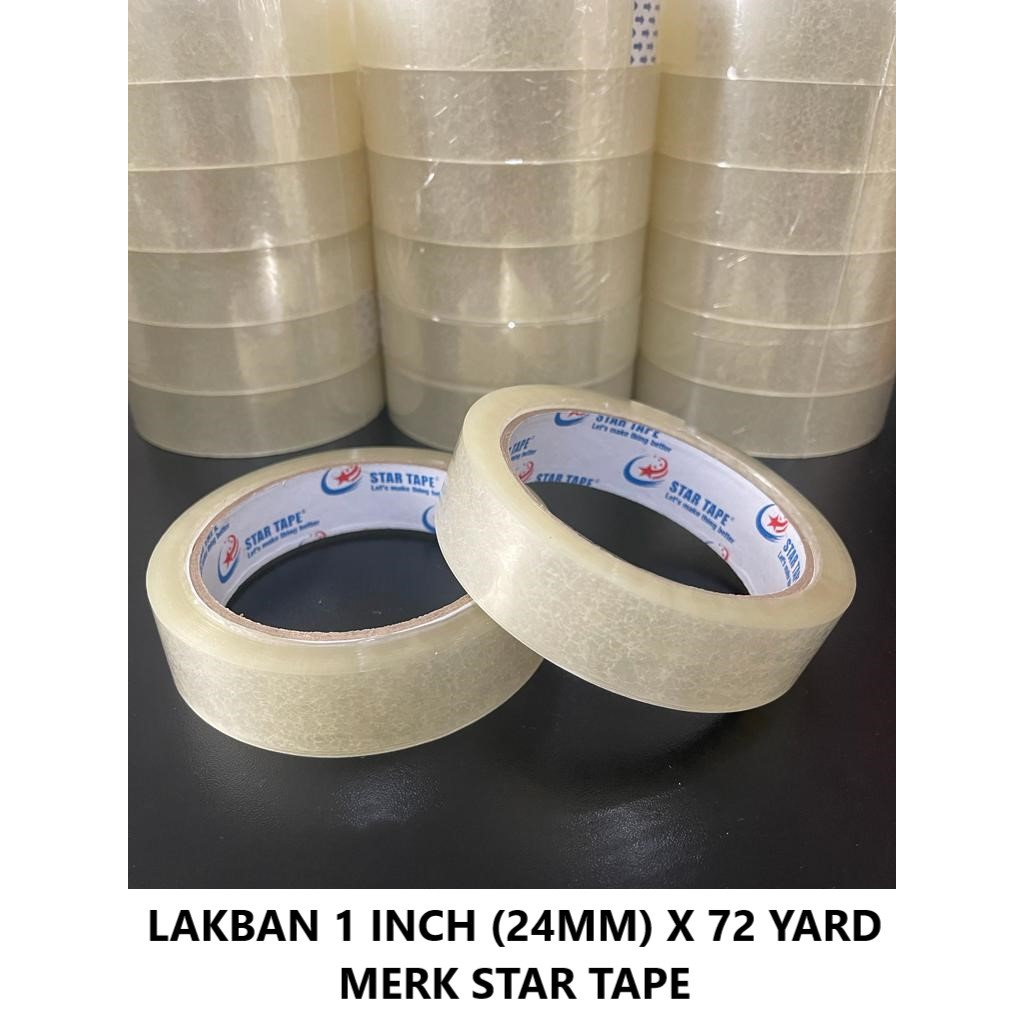 

Lakban 1 inch x 72 yard / solasi / isolasi 24 mm / isolatip / selotip