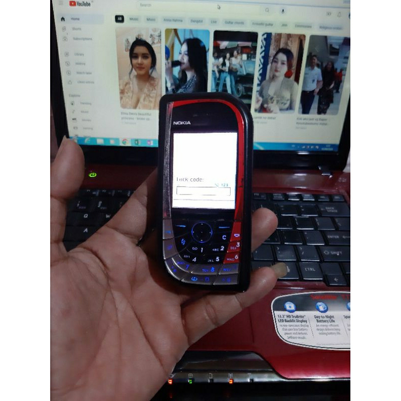 Hp Jadul Nokia Ketupat 7610 Minus (Bekas)