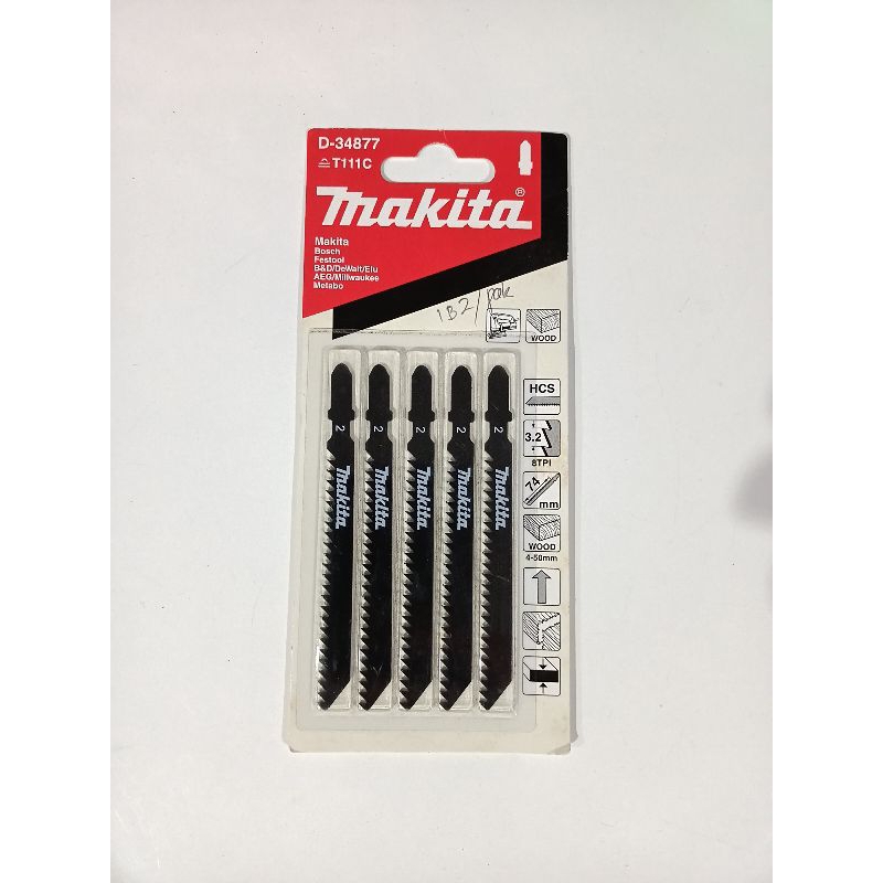 Mata Jigsaw Makita Ori T111C @1pcs / Mata Jigsaw Potong Kayu