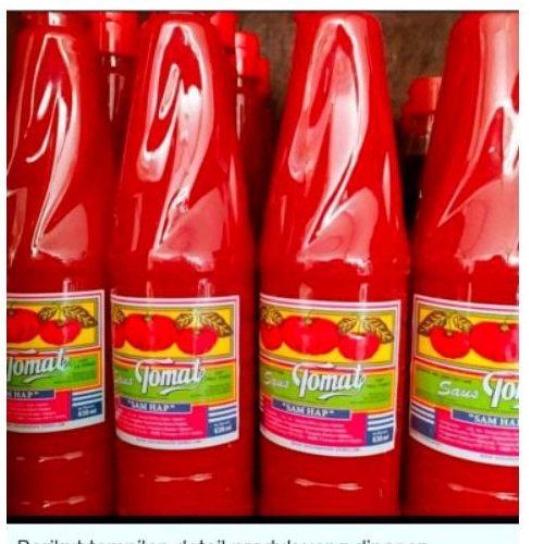 

Tomat Samhap cap tiga tomat/saus tomat samhap 600ml