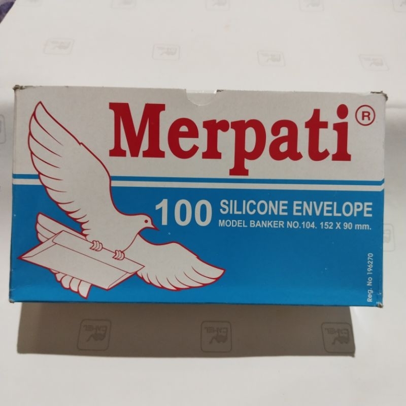 

Amplop merpati 152×90 mm isi 100
