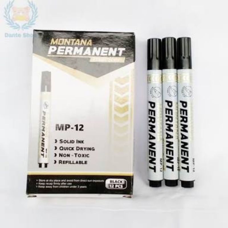 

Spidol permanen MONTANA hitam dan merah