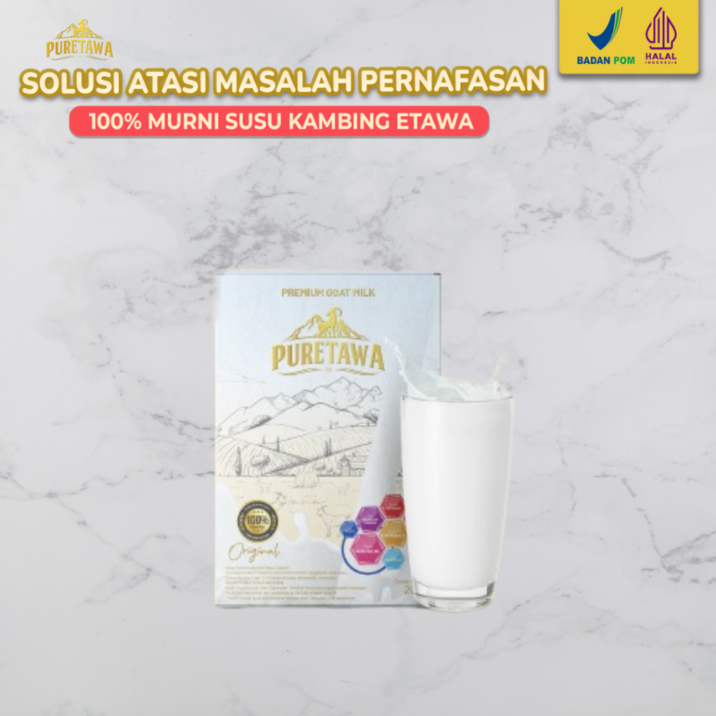 

PURETAWA Susu Murni Kambing Etawa/ Menyembuhkan Masalah Jantung/BPOM