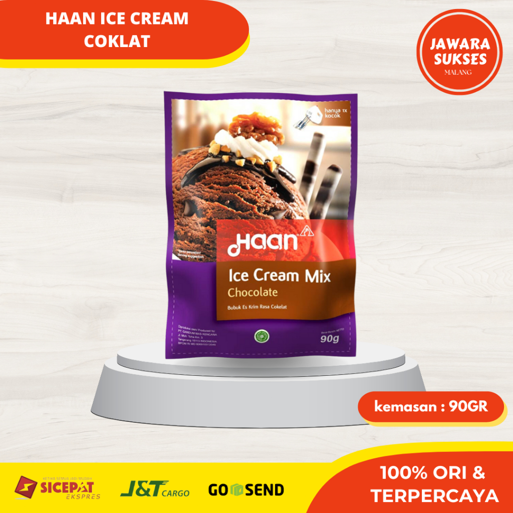 

[90gr] Haan Ice Cream Coklat | Es Krim Haan Premix Instan Chocolate